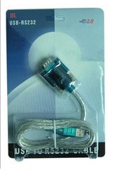 Перехідник USB --> COM (RS232) 9pin, Chipset PL-2303HXD, кабель 1.5м. RTL S0472