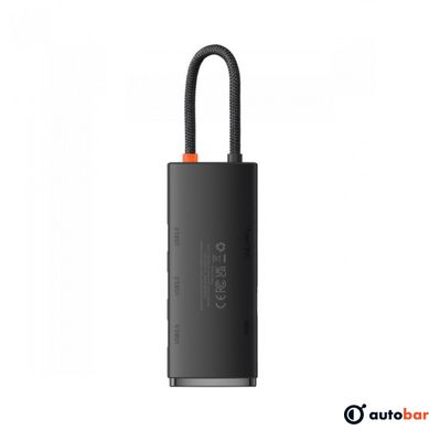 USB-Hub Baseus Lite Series 5-Port Type-C HUB Docking Station (Type-C to HDMI+USB3.0*3+PD) Black WKQX040001