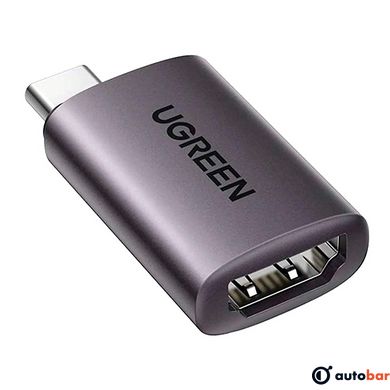 Перехідник USB 2.0 Type-C --> HDMI F UGREEN (US320) Косм Сірий 70450