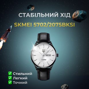 Годинник наручний чоловічий SKMEI 5702/2075BKSI (ws75689)
