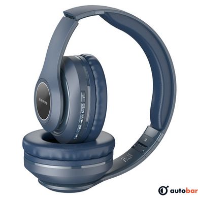 Навушники BOROFONE BO17 wireless headphones Dark Blue BO17DU