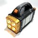 Переносний світлодіодний ліхтар-повербанк на сонячній батареї HB-2678 25W+2COB. Колір: помаранчевий