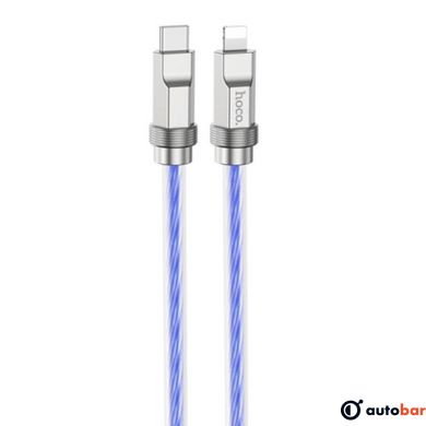 Кабель HOCO U113 Solid silicone charging data cable iP Blue