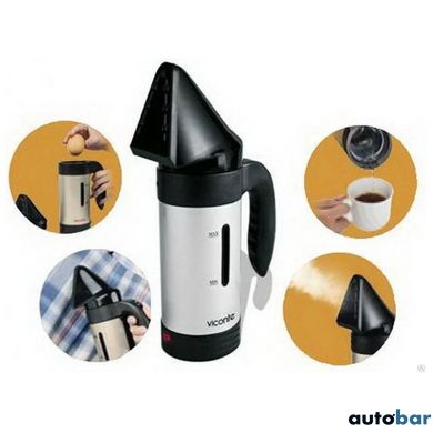 Відпарювач Hand Held Steamer UKC A6 Silver ручний багатофункціональний 650 Вт 7 функцій, парогенератор