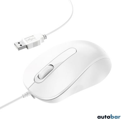 Миша BOROFONE BG4 Business wired mouse White BG4W