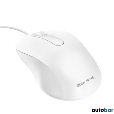 Миша BOROFONE BG4 Business wired mouse White BG4W