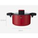 Кастрюля-cкороварка Xiaomi HuoHou Stainless Steel Enamel Micro Pressure Cooker (Red)