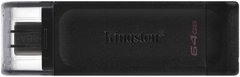 USB Flash Kingston DataTraveler 70 64GB USB-C 3.2 Gen 1, Retail DT70/64GB#