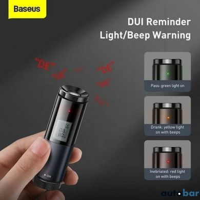 Алкотестер Baseus Digital Alcohol Tester Black