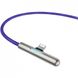 Кабель Baseus USB3.1 AM-Lightning M, 1 м, 1.5A, 90° з кольоровою індикацією Пурпуровий, (CAL7C-A05)