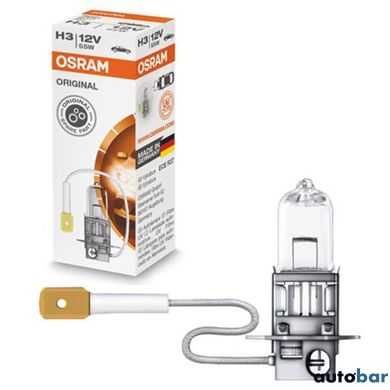 Автолампа OSRAM original H3 12V 55W