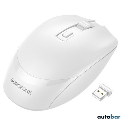 Миша BOROFONE BG7 Platinum 2.4G business wireless mouse White