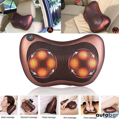 Масажна подушка Car and Home Massage Pillow, масажер для шиї автомобільний