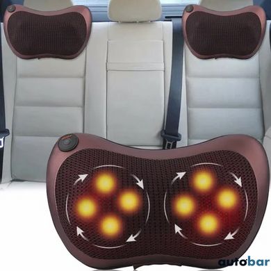 Масажна подушка Car and Home Massage Pillow, масажер для шиї автомобільний