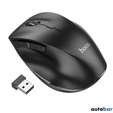 Миша HOCO GM24 Mystic six-button dual-mode business wireless mouse Black