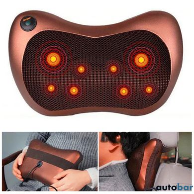 Масажна подушка Car and Home Massage Pillow, масажер для шиї автомобільний