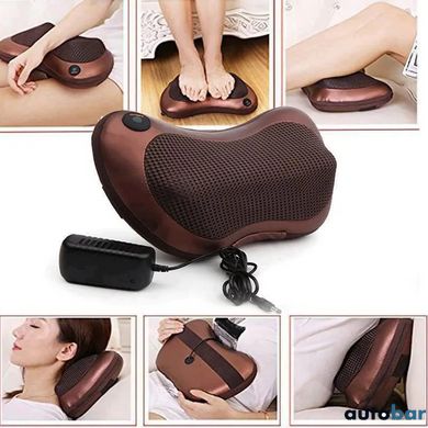 Масажна подушка Car and Home Massage Pillow, масажер для шиї автомобільний