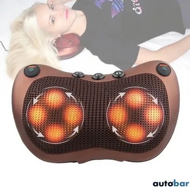 Масажна подушка Car and Home Massage Pillow, масажер для шиї автомобільний