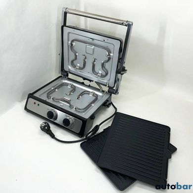 Контактний притискний електричний гриль Crownberg CB-1044 2000W