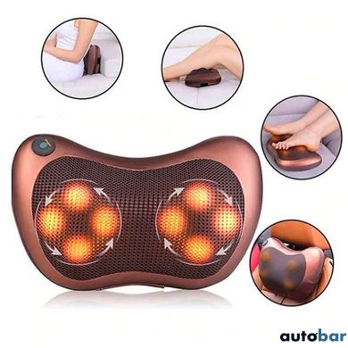 Масажна подушка Car and Home Massage Pillow, масажер для шиї автомобільний