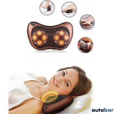 Масажна подушка Car and Home Massage Pillow, масажер для шиї автомобільний