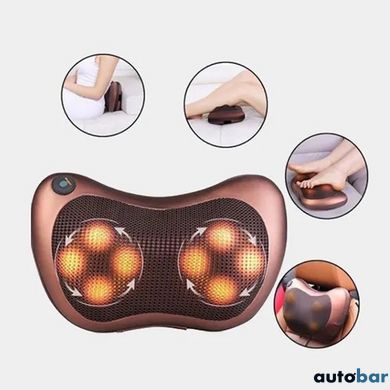 Масажна подушка Car and Home Massage Pillow, масажер для шиї автомобільний