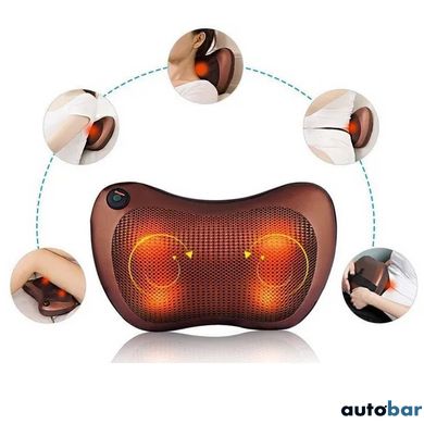 Масажна подушка Car and Home Massage Pillow, масажер для шиї автомобільний