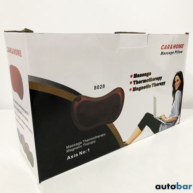 Масажна подушка Car and Home Massage Pillow, масажер для шиї автомобільний