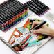 Набір маркерів для малювання Touch 120 шт./уп. двосторонні професійні фломастери для художників