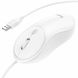 Миша HOCO GM13 Esteem business wired mouse White