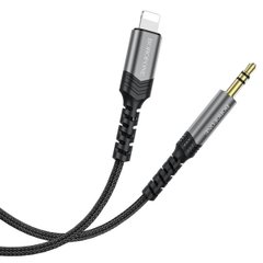 Аудiо-кабель BOROFONE BL15 iP Hi-sound digital audio conversion cable 1m Metel Grey BL15MG1