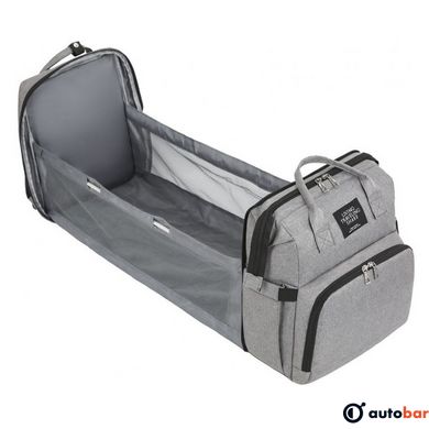 Універсальний рюкзак-ліжечко для мам для догляду за дітьми Living Traveling Share. Колір: сірий