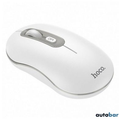 Миша Hoco GM21 Platinum 2.4G business wireless mouse White Gray