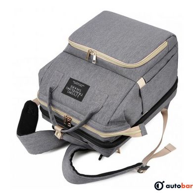 Універсальний рюкзак-ліжечко для мам для догляду за дітьми Living Traveling Share. Колір: сірий