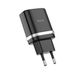 Мережевий зарядний пристрій HOCO C12Q Smart QC3.0 charger Black 6931474716255