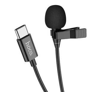 Мікрофон-петличка HOCO L14 Type-C Lavalier microphone Black