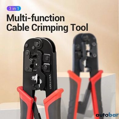 Крімпер Vention Multi-function Crimping Tool Ratchet Type Black (KEAB0)