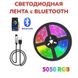 Світлодіодна стрічка SMD 5050 RGB LED 5 м IP65 з bluetooth wifi контролем. USB підключення