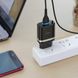 Мережевий зарядний пристрій HOCO C12Q Smart QC3.0 charger set(Micro) Black 6931474716279