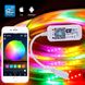 Світлодіодна стрічка SMD 5050 RGB LED 5 м IP65 з bluetooth wifi контролем. USB підключення