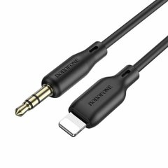 Аудiо-кабель BOROFONE BL18 iP silicone digital audio conversion cable Black BL18B