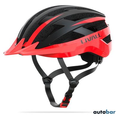 Захисний шолом Livall MT1 NEO (L) Black/Red (58-62см), акустика, мікрофон, сигнали поворотів та стопів, додаток, пульт BR80, Bluetooth