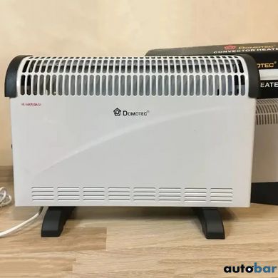 Конвектор Domotec MS-5904 з терморегулятором до 2000 Вт електричний обігрівач