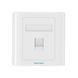 Мережева розетка Vention 1 Port keystone Jack Wall Plate White 86 Type (IFAW0)