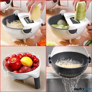 Овочерізка Wet Basket Vegetable Cutter 9в1