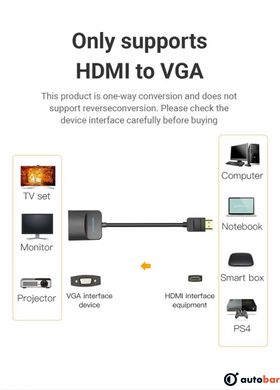 Адаптер Vention Adapter HDMI M to VGA F (42154)