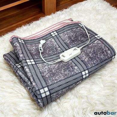 Електропростирадло електричне простирадло з підігрівом Electric Blanket 150х170см. Колір: сірий з фіолетовим відтінком ws72687