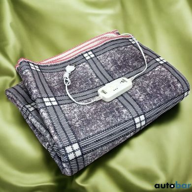 Електропростирадло електричне простирадло з підігрівом Electric Blanket 150х170см. Колір: сірий з фіолетовим відтінком ws72687