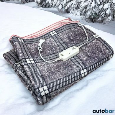 Електропростирадло електричне простирадло з підігрівом Electric Blanket 150х170см. Колір: сірий з фіолетовим відтінком ws72687