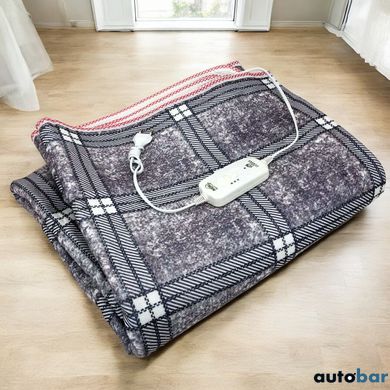 Електропростирадло електричне простирадло з підігрівом Electric Blanket 150х170см. Колір: сірий з фіолетовим відтінком ws72687